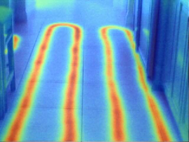 Radiant Floor Heat, Radiant Floor Heating IR,Infrared Inspection Floor Heat