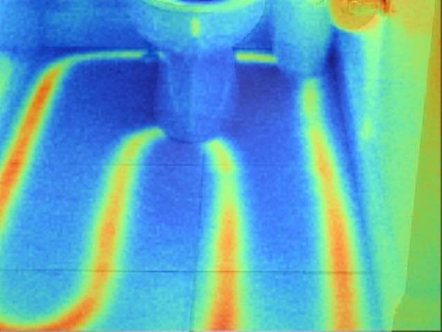 Radiant Floor Heat, Radiant Floor Heating IR,Infrared Inspection Floor Heat